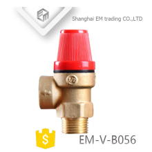 EM-V-B056 High quality brass pressure relief boiler gas Burner safety valve